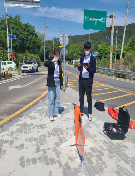 드론 촬영 모습