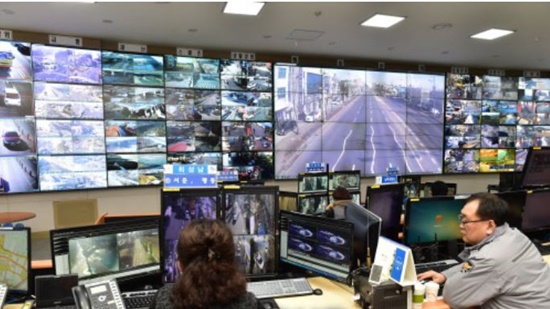 수원시 cctv통합관제센터.