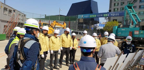 킨텍스사거리 GTX공사 현장을 방문한 건설교통위원회..