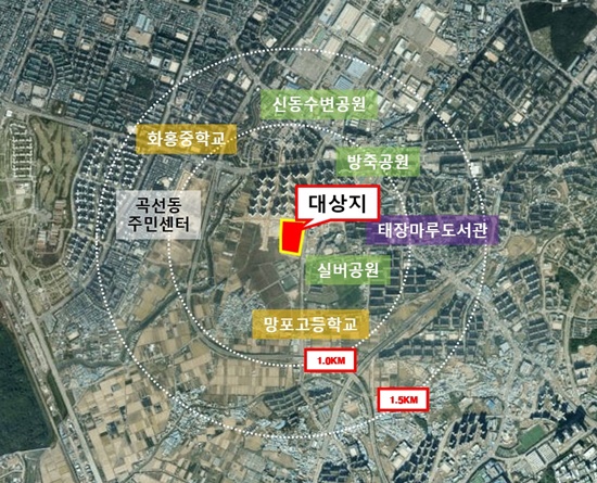글빛누리공원 위치도