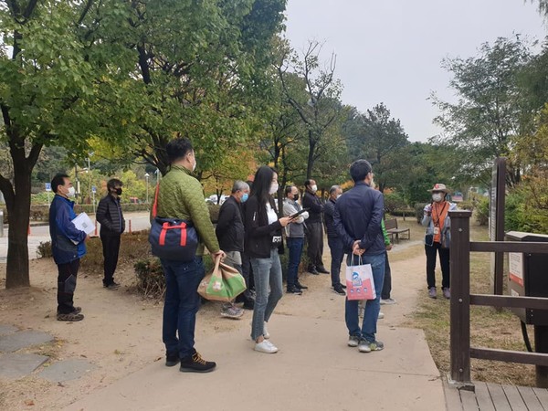 행주산성 수변길.