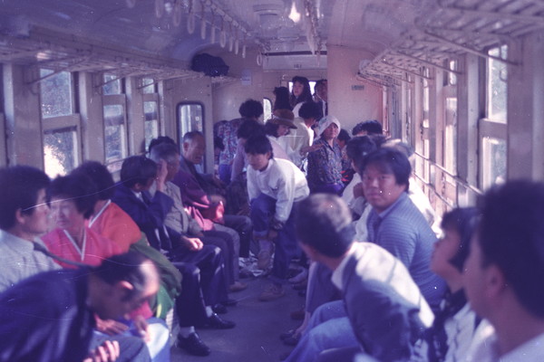 1990년 수인선 협궤열차.