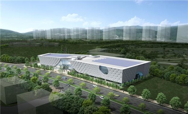 동탄2 실내배드민턴장 건립공사 조감도