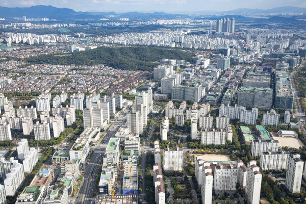 일산신도시 전경.